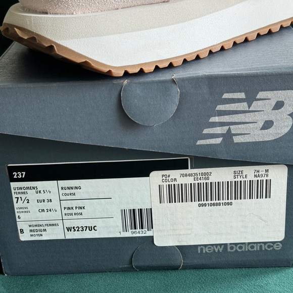 Pink New Balance 237 Sneaker - Women - Never Worn. - Picture 5 of 9